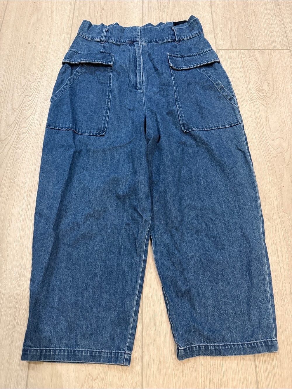 Whistles crop denim